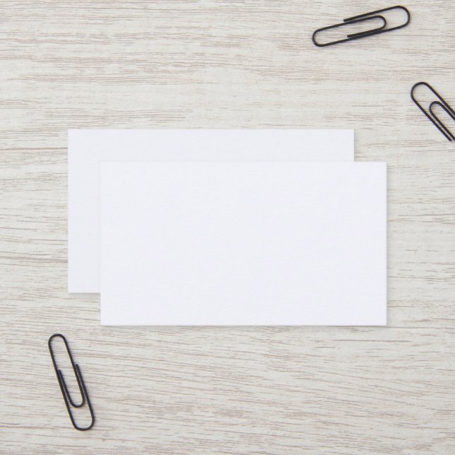 Ghost White Standard Business Card (Front/Back In Situ)