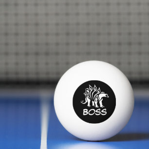 Ghost White Stegosaurus Spiked Dinosaur Ping Pong Ball