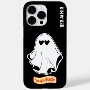 Ghost with Love eyes 'sup dude Customizable Case-Mate iPhone 14 Pro Max Case