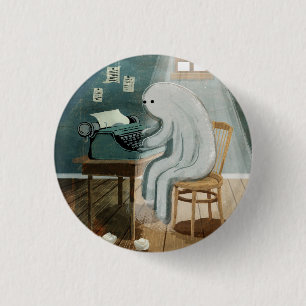 Ghost Writer 3 Cm Round Badge
