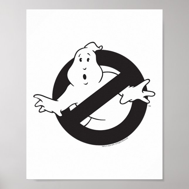 Ghostbusters Frozen Empire Black No Ghost Logo  Poster (Front)