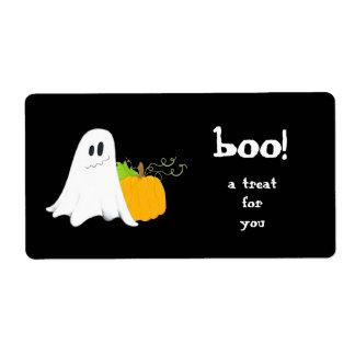 Ghostie ~ Treat Bag label