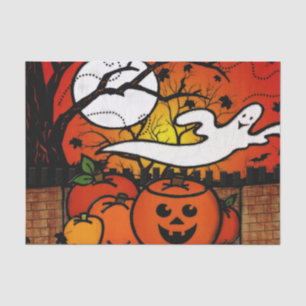 Ghostie Whimsical Halloween Tissue Paper