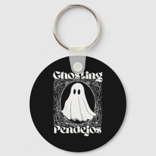 Ghosting Pendejos Funny Mexican Ghost Halloween Hi Key Ring