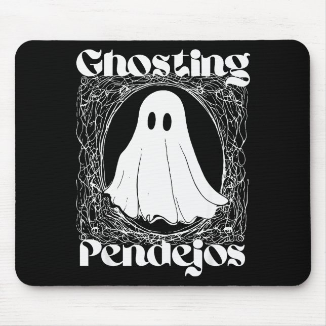Ghosting Pendejos Funny Mexican Ghost Halloween Hi Mouse Pad (Front)
