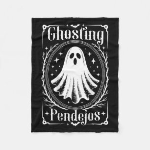 Ghosting Pendejos Funny Mexican Ghost Halloween (o Fleece Blanket