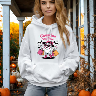 Ghosting The Sale Funny Halloween Ghost Hoodie
