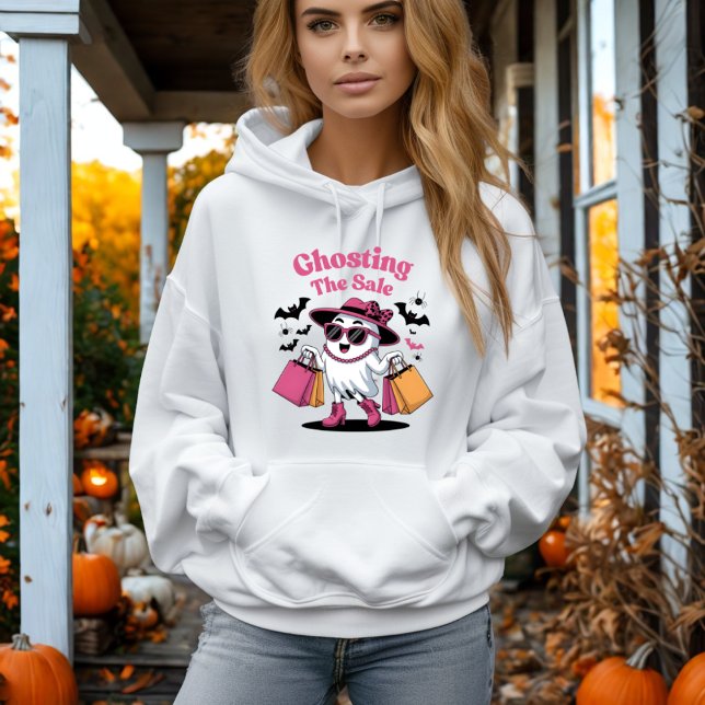 Ghosting The Sale Funny Halloween Ghost Hoodie (Creator Uploaded)