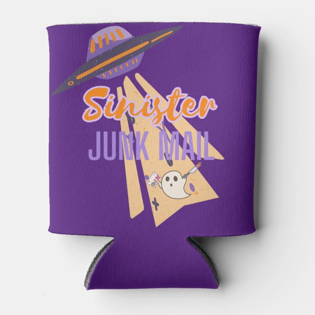 Ghostly Abduction Can Cooler (Front)