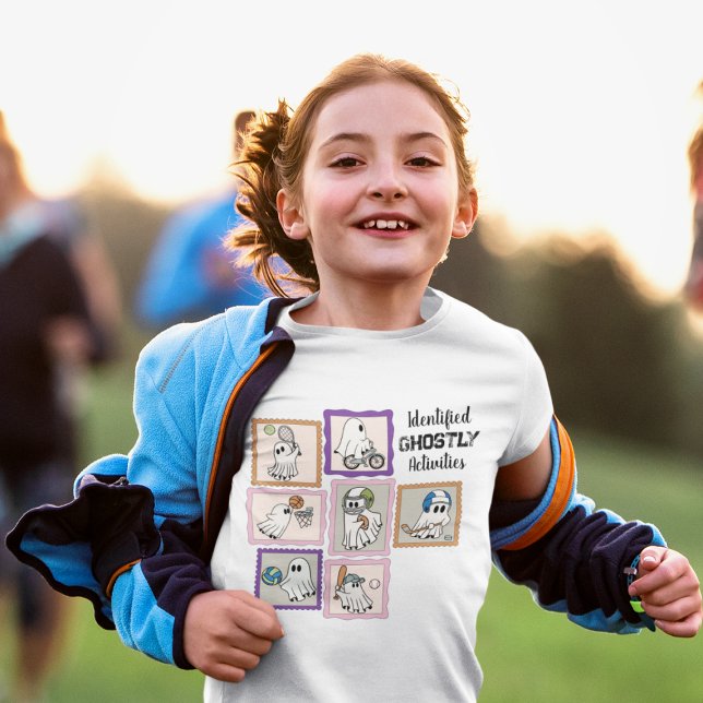 Ghostly Activities - Physically Active Ghosts T-Shirt (This item is for display purposes only to illustrate the design element. )