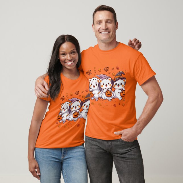 Ghostly Bear Parade A Halloween Adventure T-Shirt (Unisex)