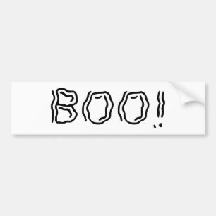 Ghostly Boo! Bumper Sticker
