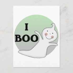 Ghostly Boo Tshirts and Gifts Postcard