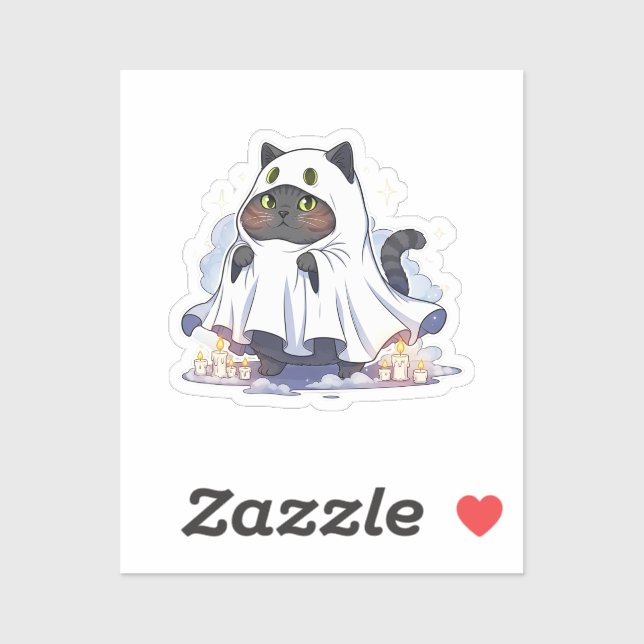 Ghostly Brit – British Shorthair Cat Halloween (Sheet)