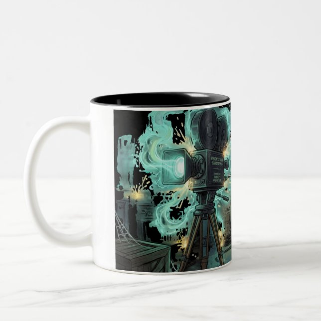 Ghostly Camera Set Mug (Left)