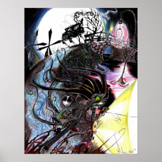 Ghostly Chase on Lantern Avenue Poster