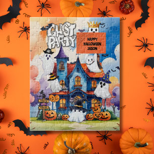 GHOSTLY CUTE HALLOWEEN JIGSAW PUZZLE