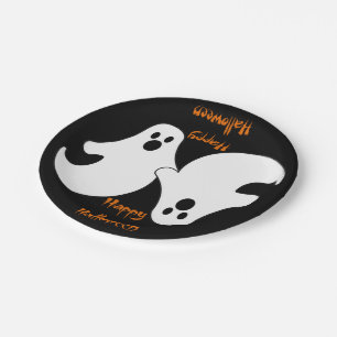 Ghostly Duo Paper Plate