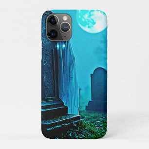 Ghostly Figure in a Graveyard Design Case-Mate iPhone Case