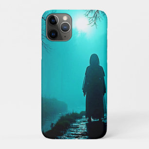 Ghostly Figure in Haunted Woods Design Case-Mate iPhone Case