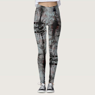 Ghostly Forrest Leggings