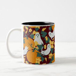 Ghostly Garden Two-Tone Coffee Mug