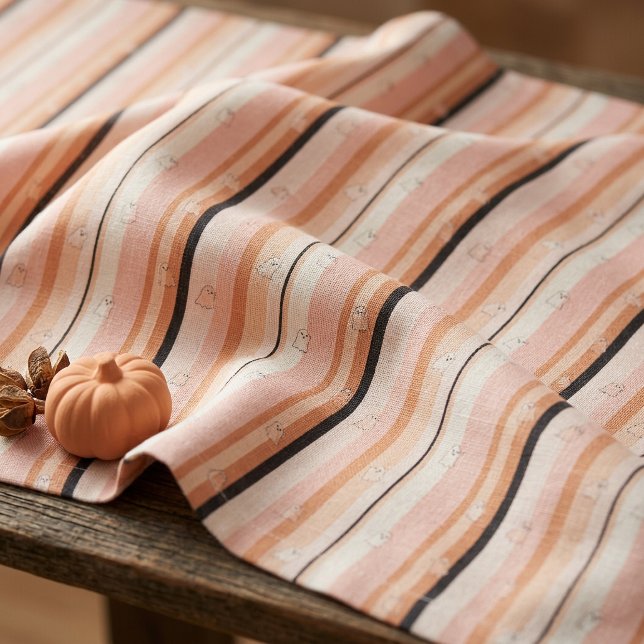 Ghostly Ghosts Pastel Stripe Pattern ID1330 Fabric (Creator Uploaded)
