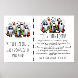 Ghostly Greetings A Boo-It-Forward Halloween Game Poster