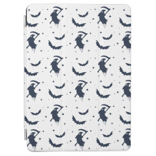 Ghostly Grim Reaper iPad Cover Case White