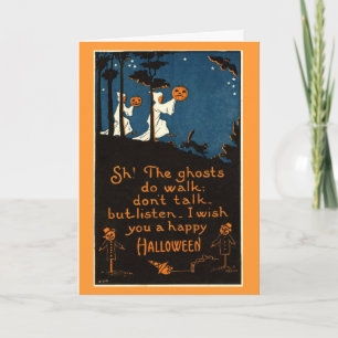 Ghostly Halloween Card