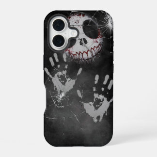 Ghostly Handprint Shattered Screen Horror iPhone C iPhone 16 Case