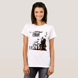 Ghostly Lantern Parade white T-Shirt
