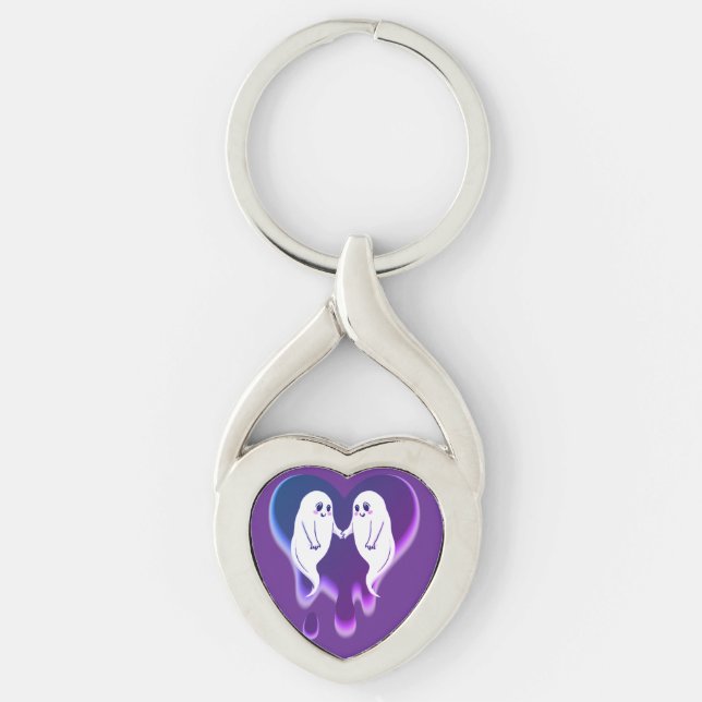 Ghostly Love  Key Ring (Front)