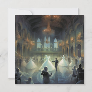 Ghostly Masquerade Ball: Phantom's Masquerade Invitation
