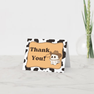 Ghostly "Not My First Rodeo" Thank You Card