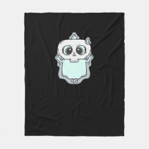 Ghostly Peekaboo Fleece Blanket