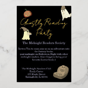 Ghostly Reading Party Halloween Book Club