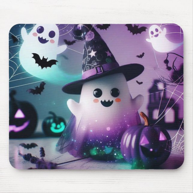 Ghostly scary mouse pad (Front)