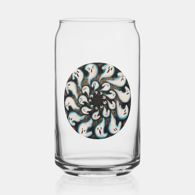 Ghostly Sip Can Glass (Front)