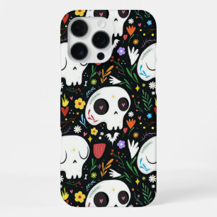 Ghostly Skull Design iPhone 16 Pro Max Case