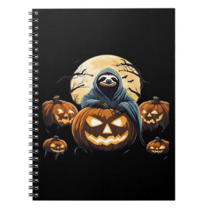 Ghostly Sloth's Midnight Haunt Classic T-Shirt Notebook