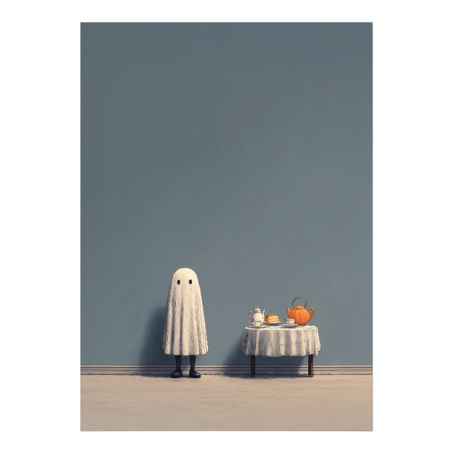 Ghostly Tea Party Vibes Photo Print (Front)
