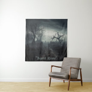 Ghostly Trail Tapestry