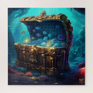 🐙Ghostly Treasure Dive  Jigsaw Puzzle