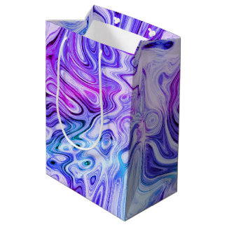 ghostly whisper - vivid swirl : medium gift bag