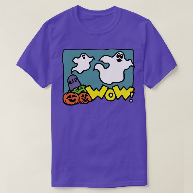 Ghostly Wow TShirt 1 (Design Front)