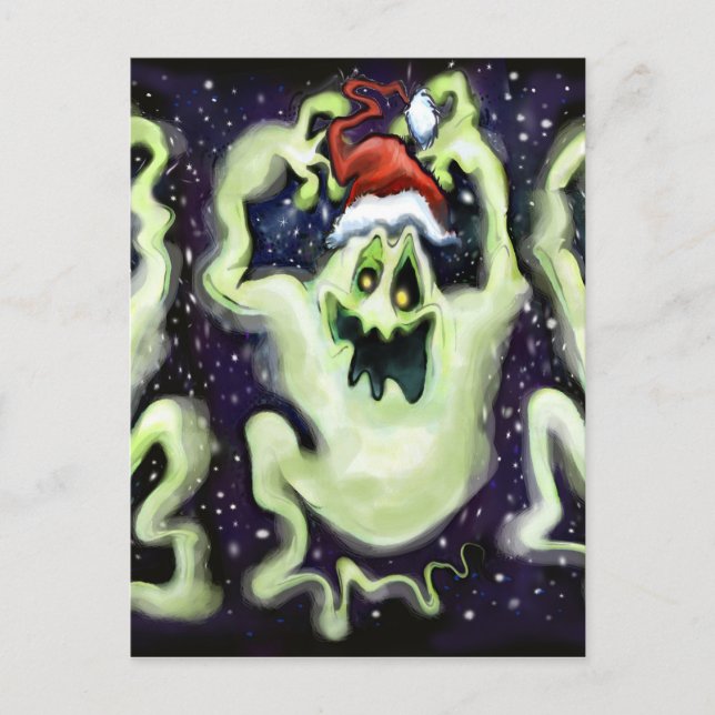 Ghostly Xmas Trio Card (Front)