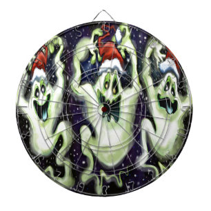 Ghostly Xmas Trio Dartboard