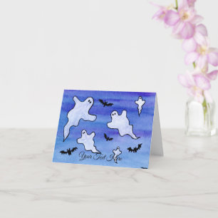 Ghosts and Bats Card