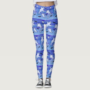Ghosts and Bats Leggings